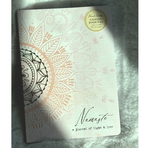 Punch Studio Other - Punch Studio Guided Journal Namaste Light Love Mandala Meditation Mindfulness